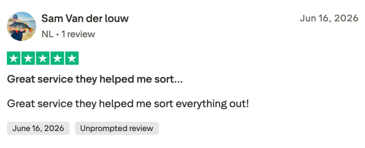 Trustpilot subscriber evaluation screenshot 2 for basta iptv sverige